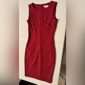 Calvin Klein red dress size S